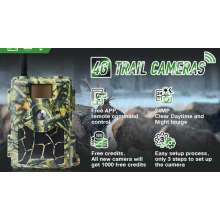 New arrival gsm security camera free app remote 24MP night vision hunting trail camera